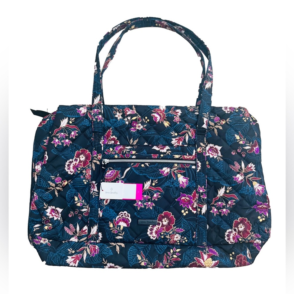Vera Bradley Performance Twill Garden Dream Duffle - Discontinued